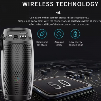 Popular+Outdoor+Colorful+Tower+Bluetooths+Smart+Car+Mini+Dj+Bass++Gaming+Portable+Speaker